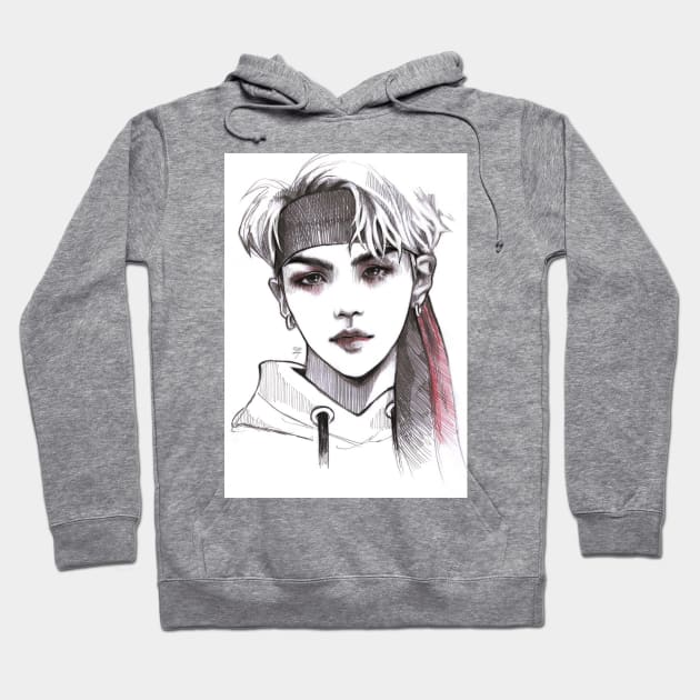 Min Yoongi Hoodie by Migl Horcrux